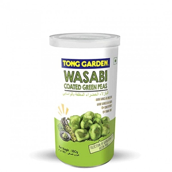 TONG GARDEN WASABI GREEN PEAS - TALL CAN-180 Gm