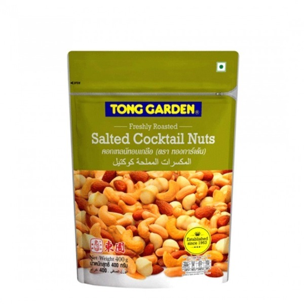 TONG GARDEN SALTED COCKTAIL NUTS -400 Gm POUCH