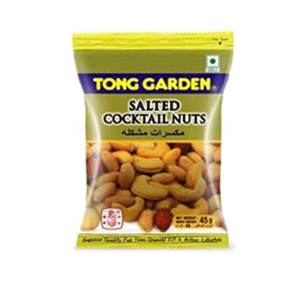 TONG GARDEN SALTED COCKTAIL NUTS-40 Gm
