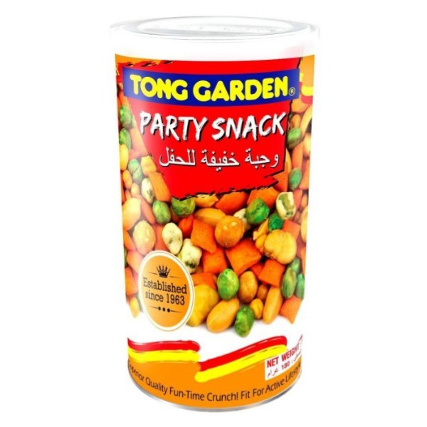TONG GARDEN PARTY SNACKS  180 GM - TALL CAN