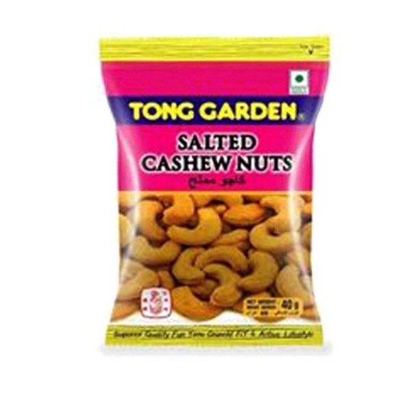 TONG GARDEN SALTED CASHEW NUTS-40 Gm