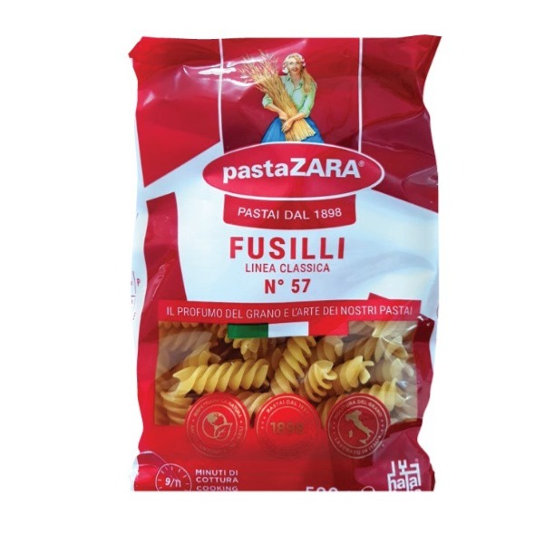 PASTA ZARA FUSILLI -500 Gm