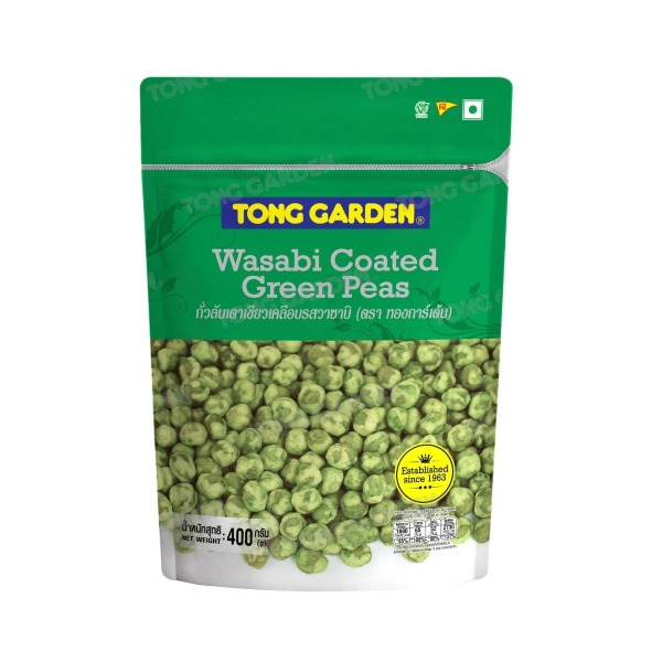 TONG GARDEN WASABI COATED GREEN PEAS-400 GM