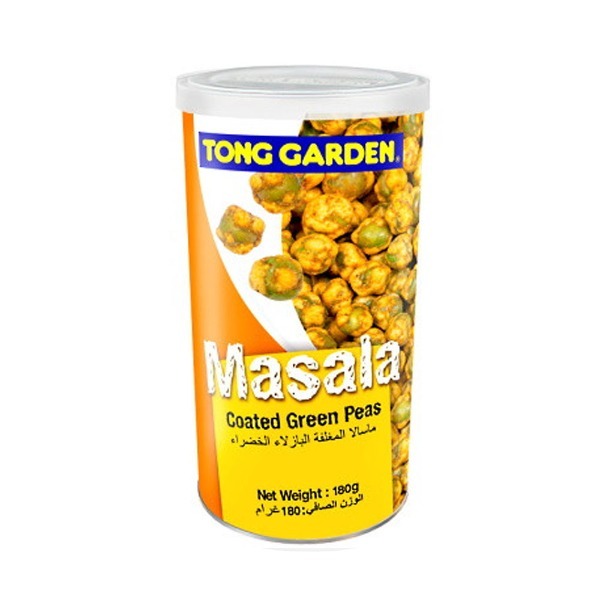 TONG GARDEN MASALA GREEN PEAS - TALL CAN 180 gm