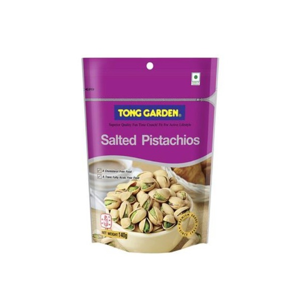 TONG GARDEN SALTED PISTACHIOS -140 Gm POUCH